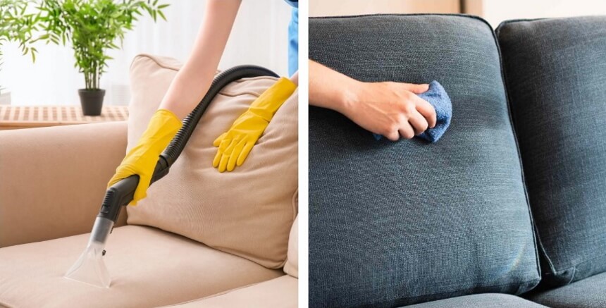 Cómo limpiar la tapicería de un sofa: mejores trucos y consejos